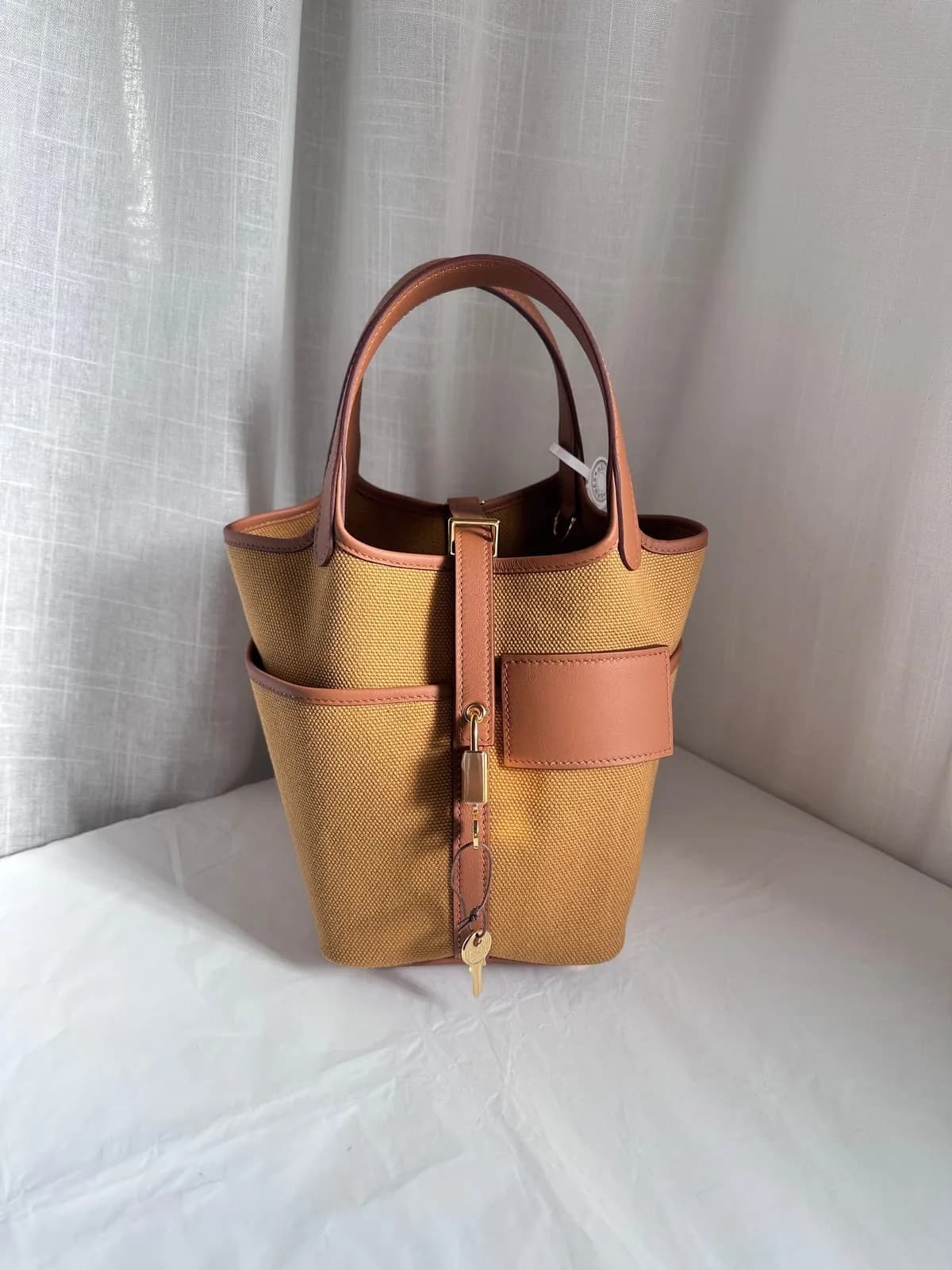 Hermès Picotin Cargo 18 Désert/Gold GHW