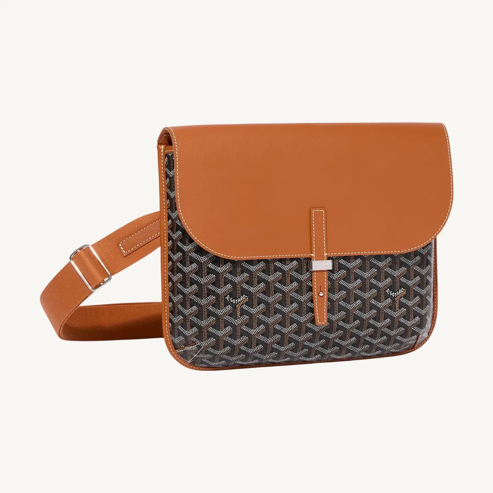 Goyard Coursière MM Black & Tan