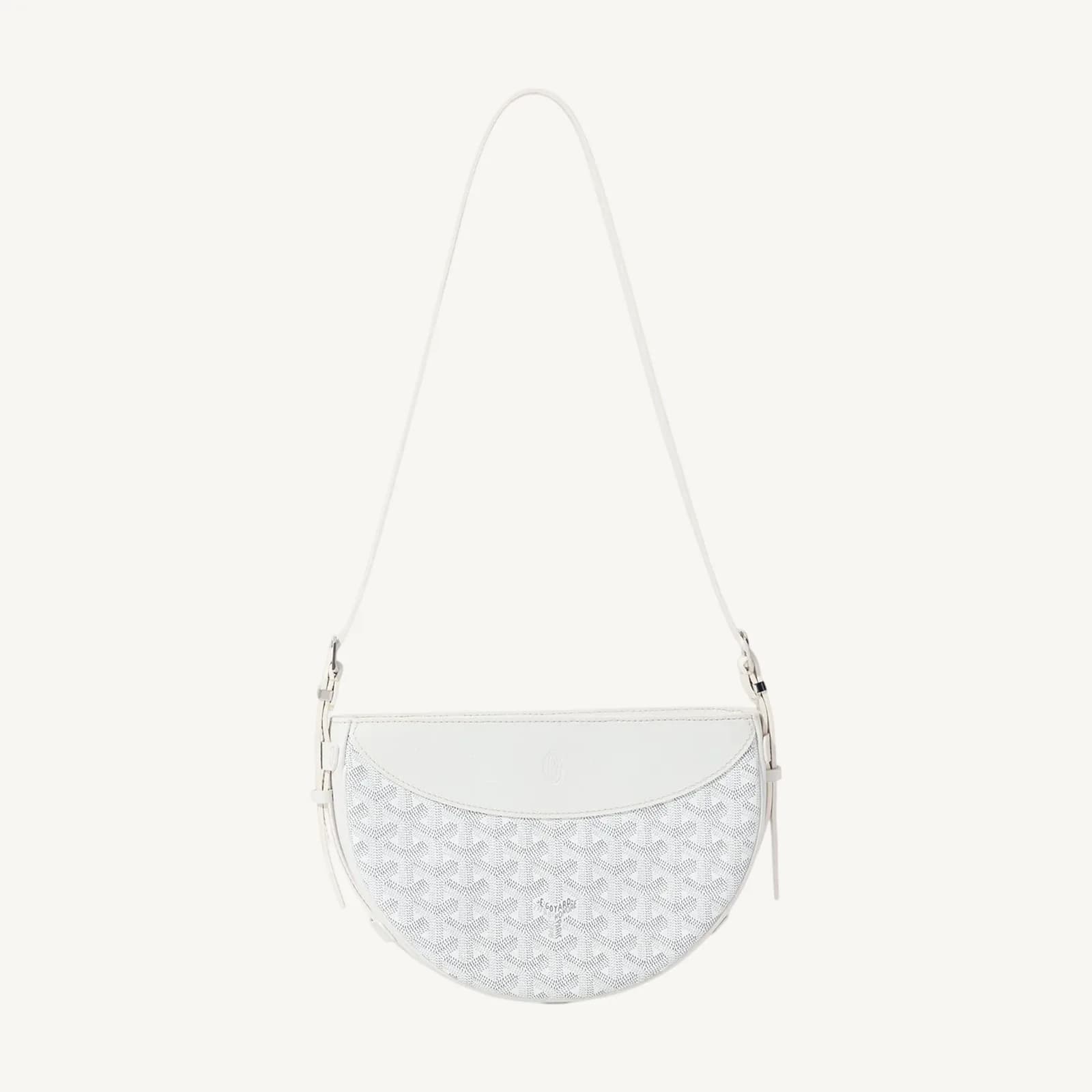 Goyard Hirondelle PM White