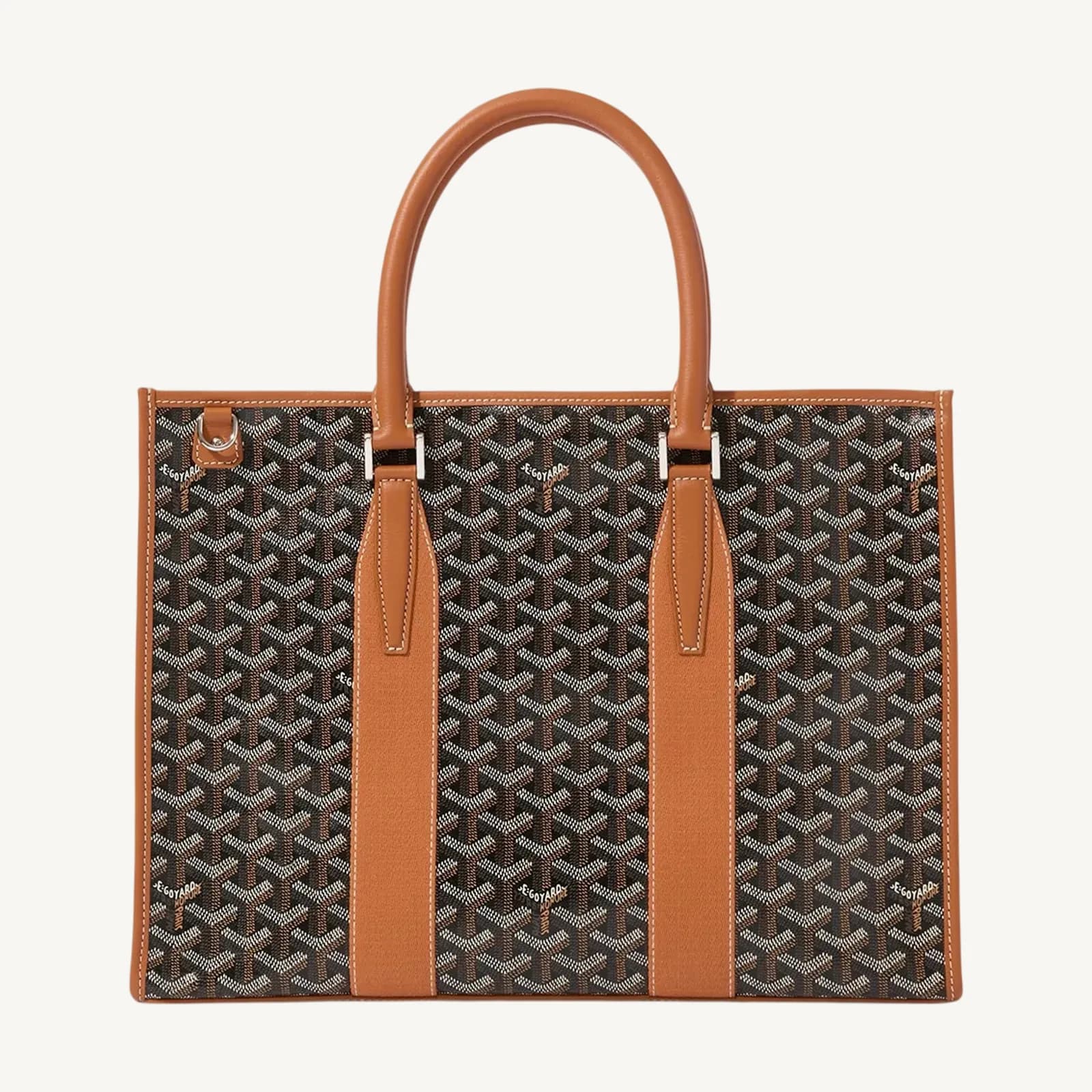 Goyard Morvan Document Case Black & Tan