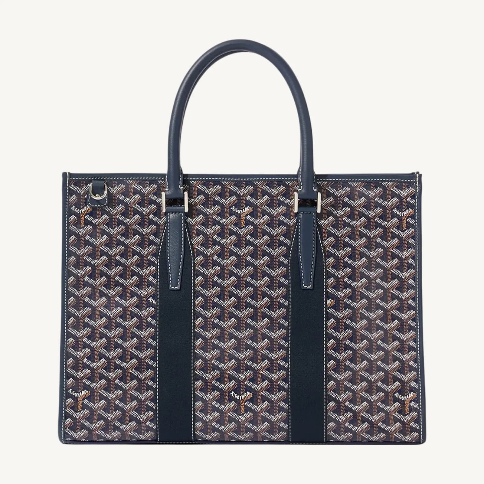 Goyard Morvan Document Case Navy Blue