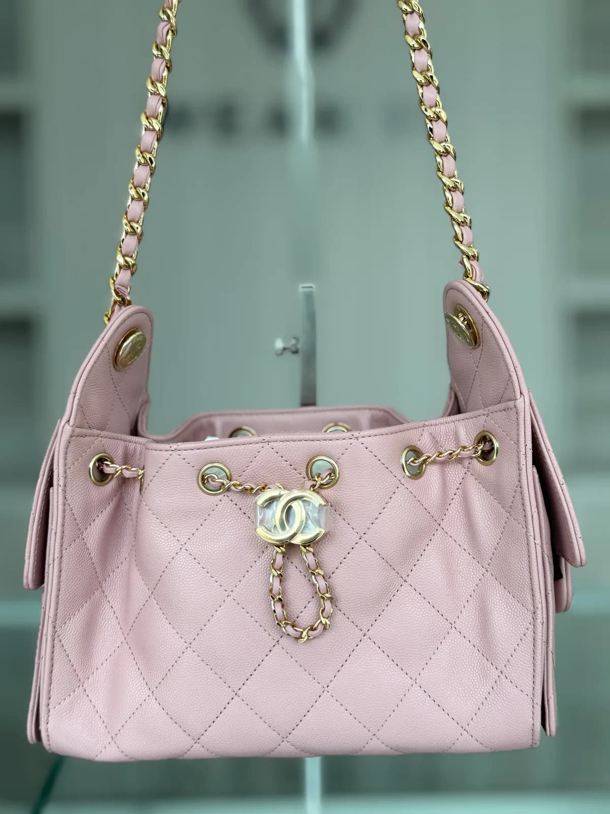 Chanel Chanel 25 Mini Pink GHW