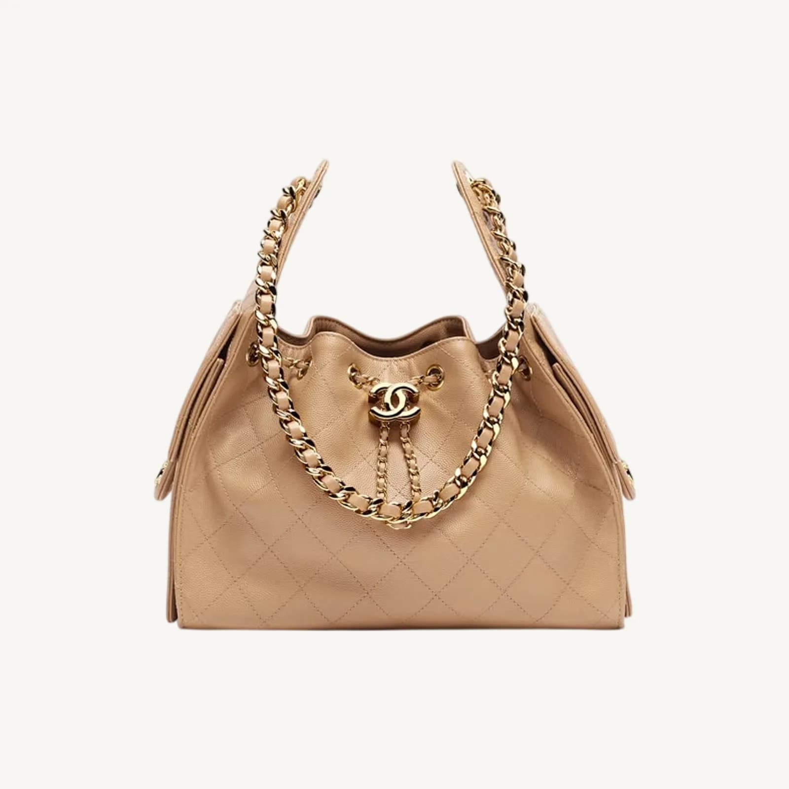 Chanel CHANEL 25 Small Light Brown GHW