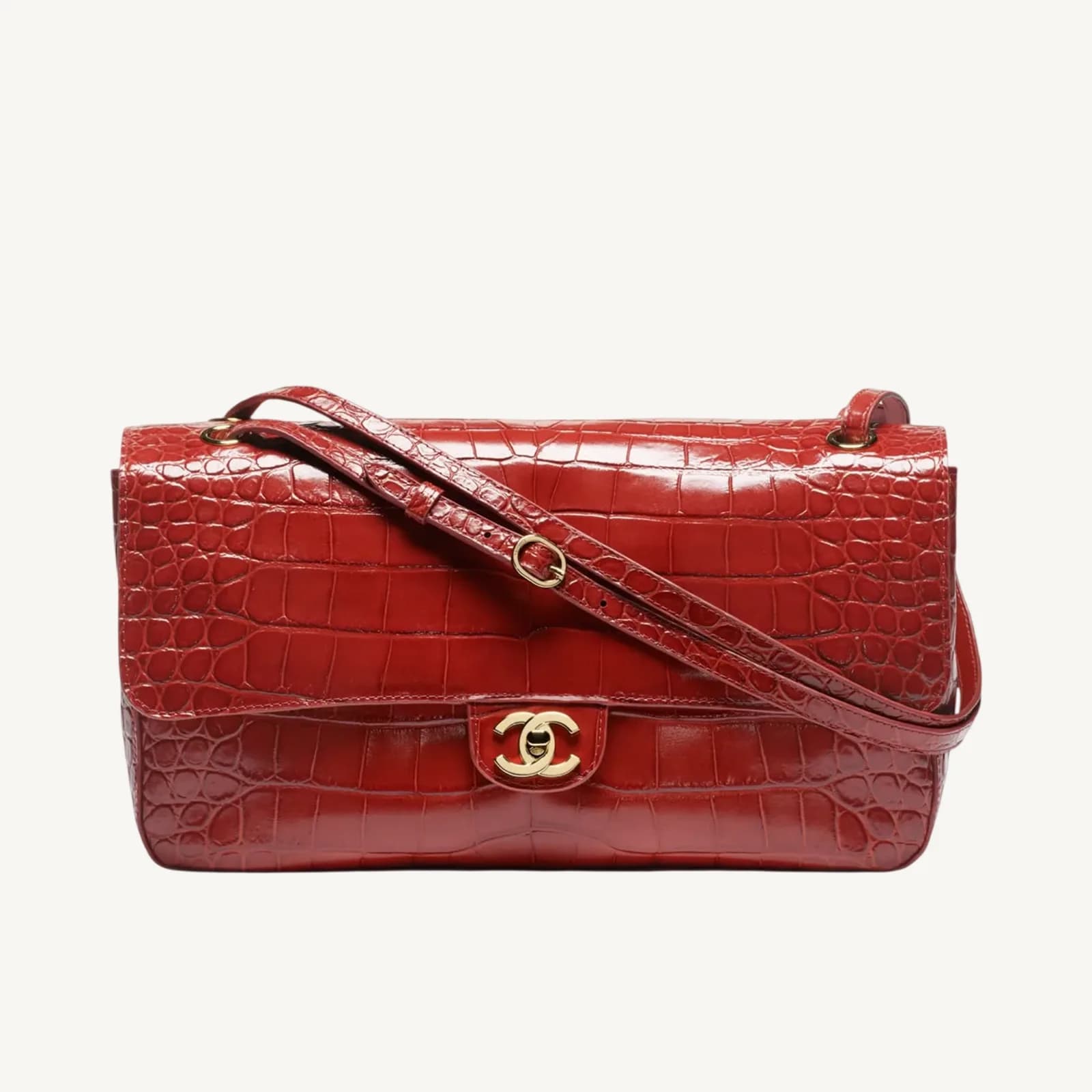 Chanel Maxi Flap Bag Burgundy GHW