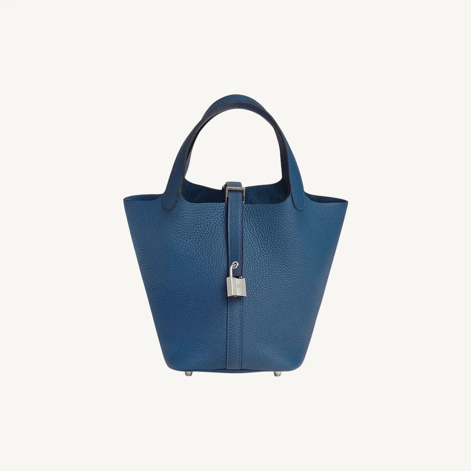 Hermès Picotin 18 Blue Tie PHW