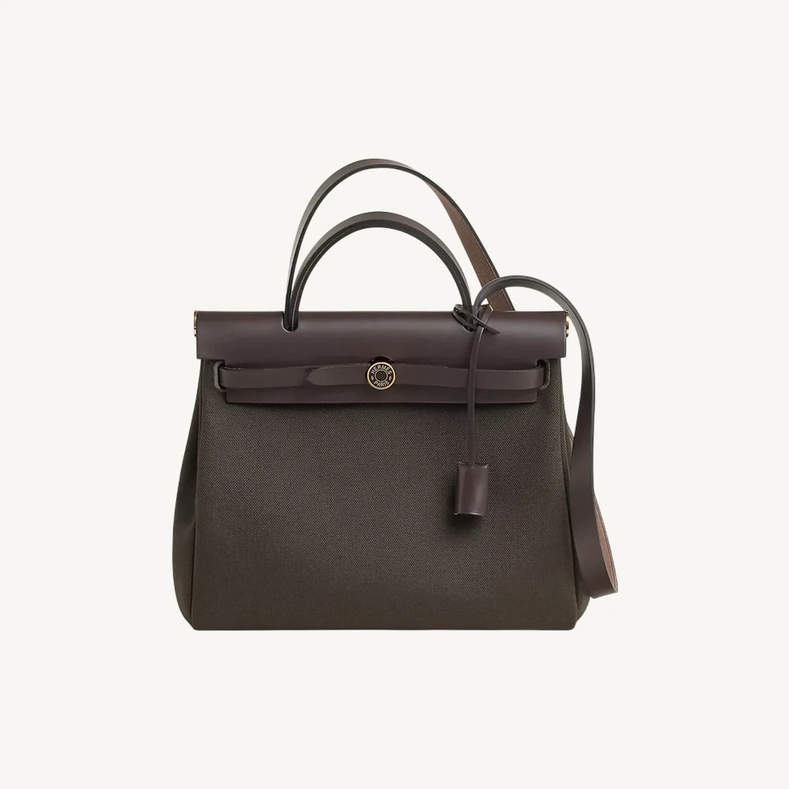 Hermès Herbag 31 Dark Bronze/Ebene Laque