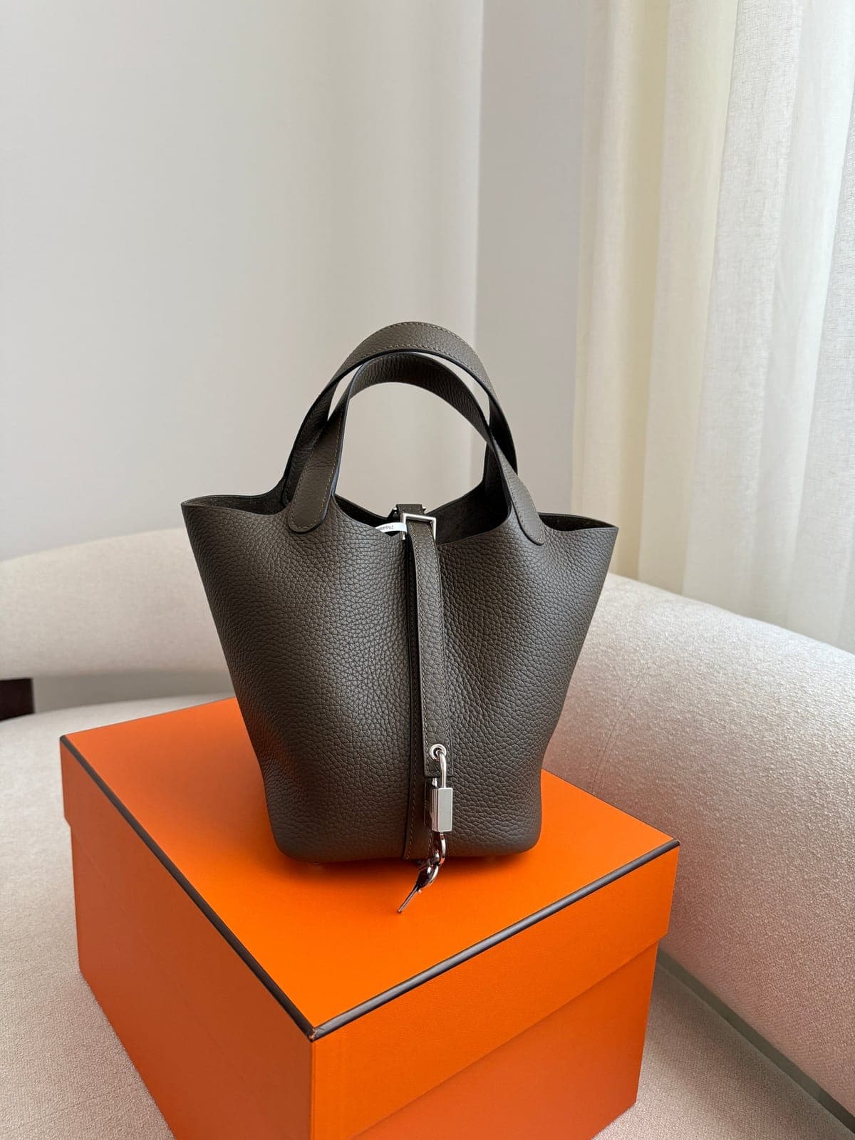 Hermès Picotin 18 Vert Loden PHW