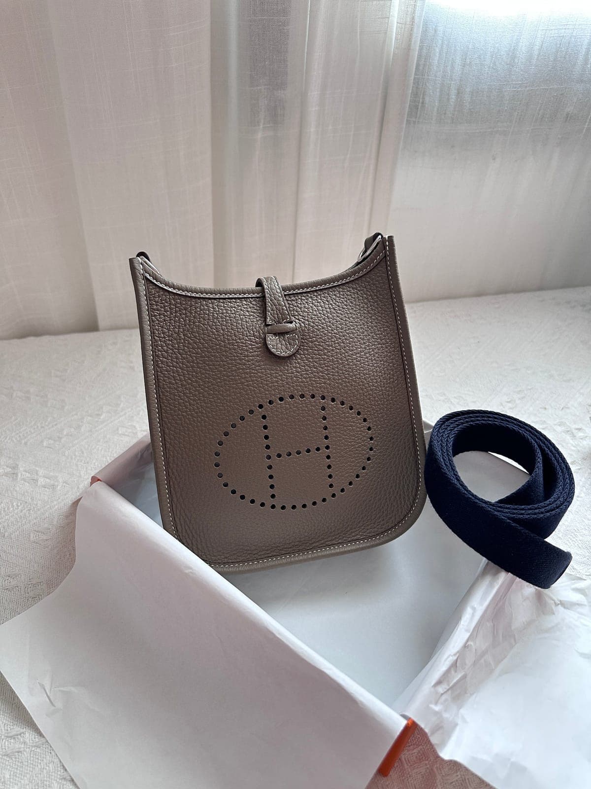 Hermès Evelyne 16 Etoupe PHW