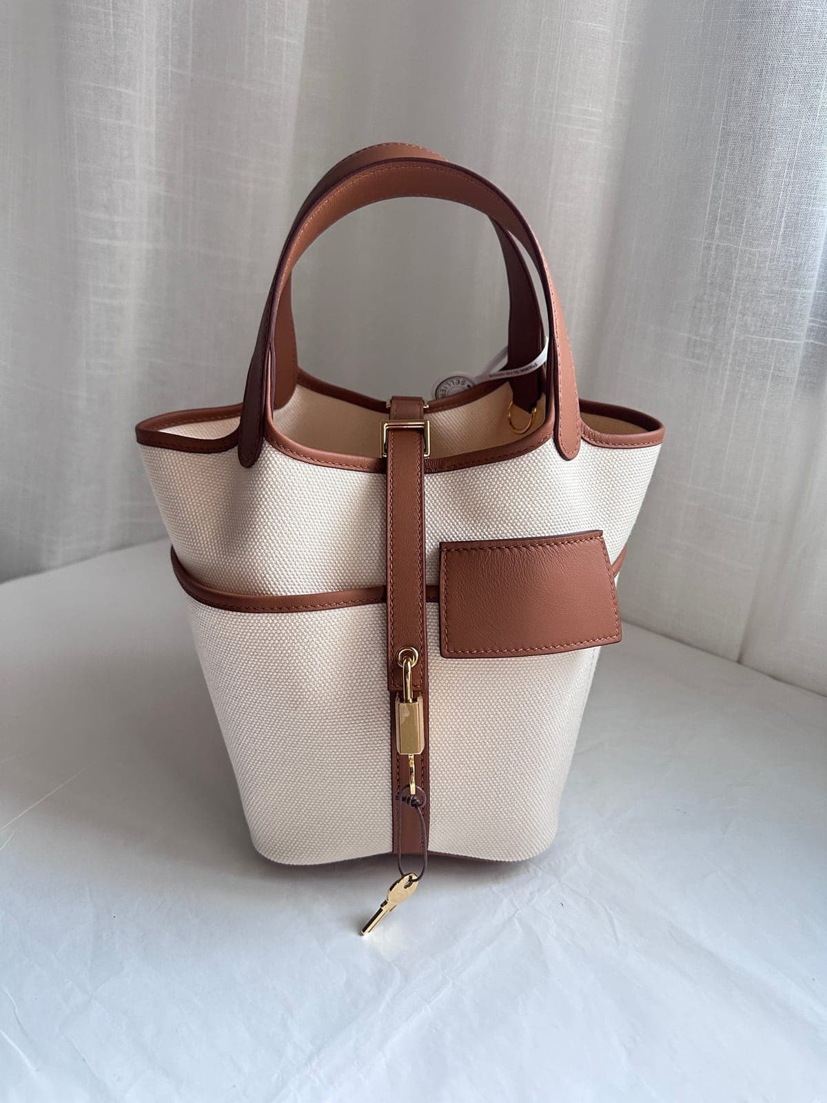 Hermès Picotin Cargo 18 Ecru/Gold GHW