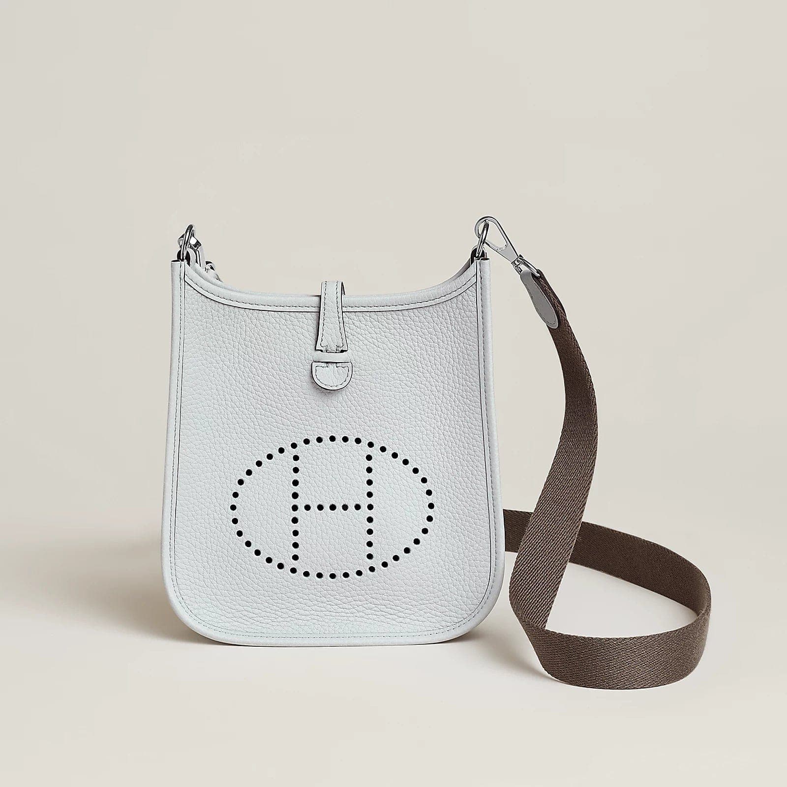 Hermès Evelyne 16 Blue Pale/Gris Etain PHW