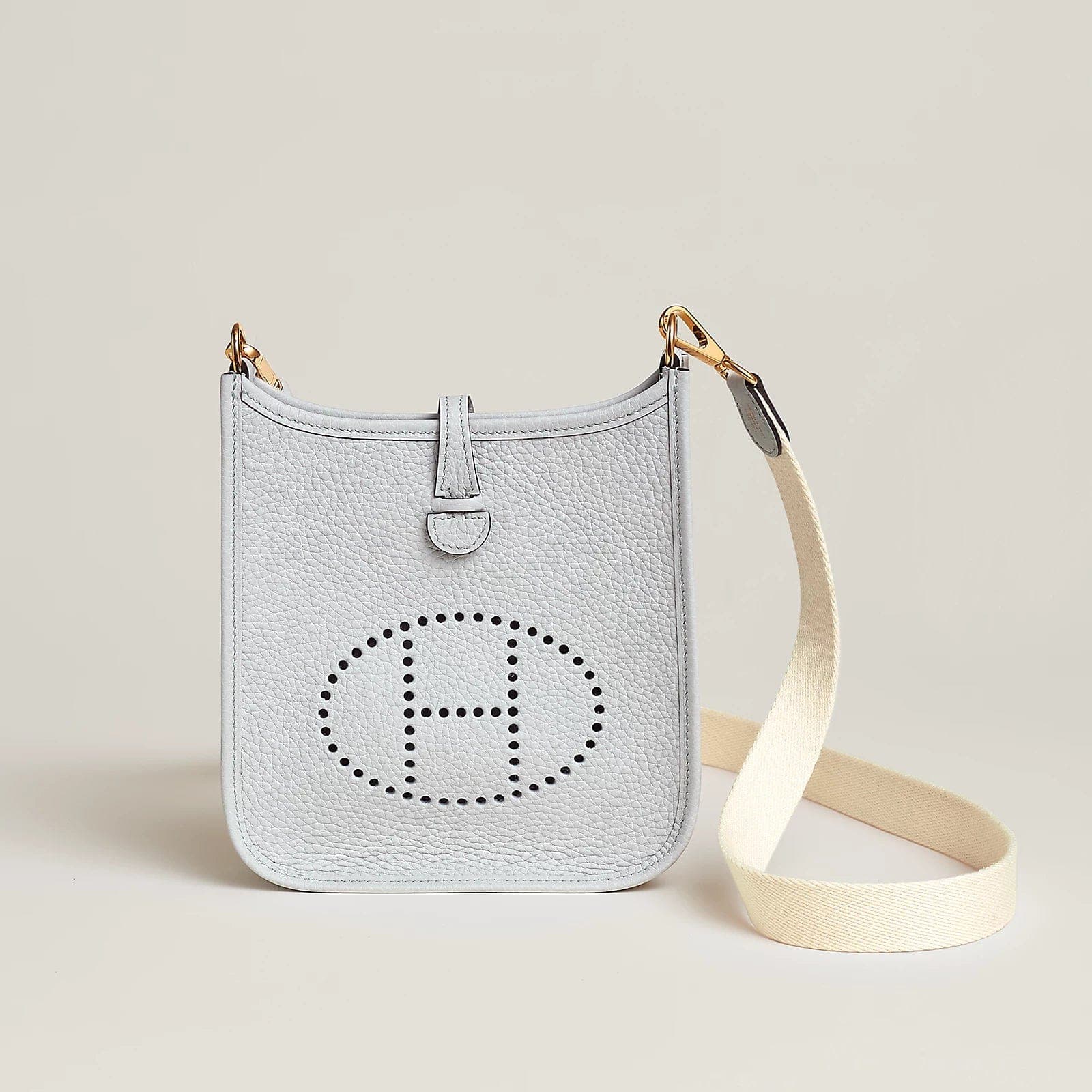Hermès EVELYNE 16 Blue Pale/Nata GHW