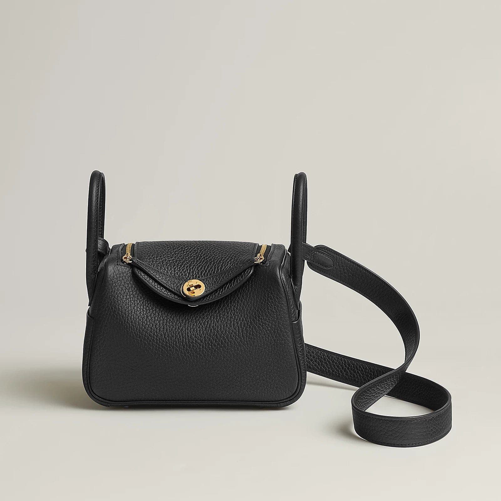 Hermès MINI LINDY Black GHW